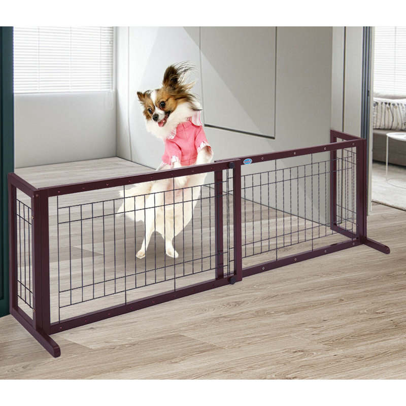 Tucker Murphy Pet Adjustable Free Standing Pet Gate Wayfair